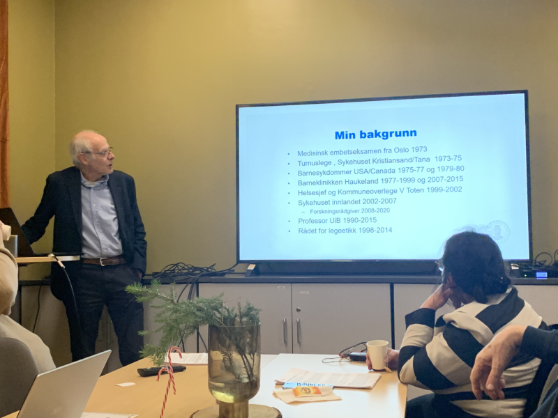 Trond Markestad. Professor emeritus, barnelege.