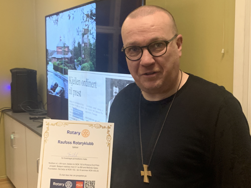 Egoforedrag. Arild Kjeilen ble født i 1974, og er sokneprest på Raufoss